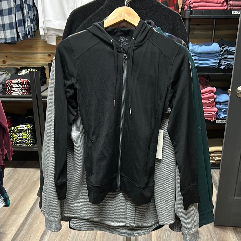Woolx women’s merino Black Hoodie